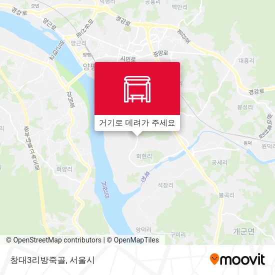 창대3리방죽골 지도
