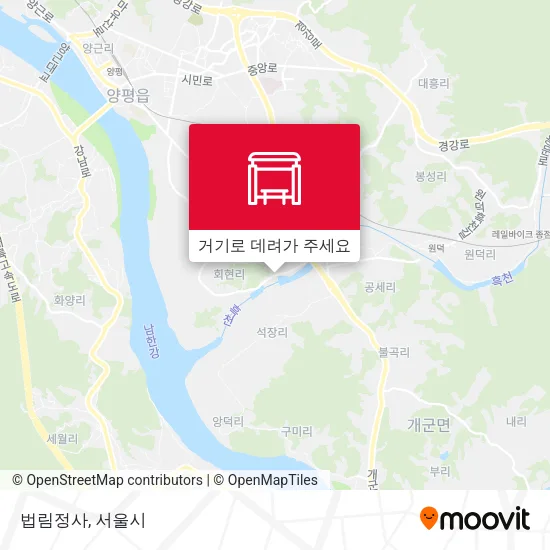 법림정사 지도