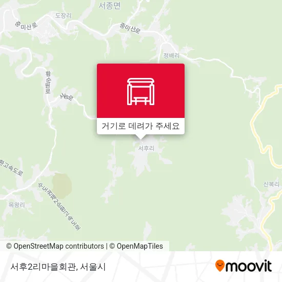 서후2리마을회관 지도