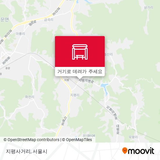 지평사거리 지도