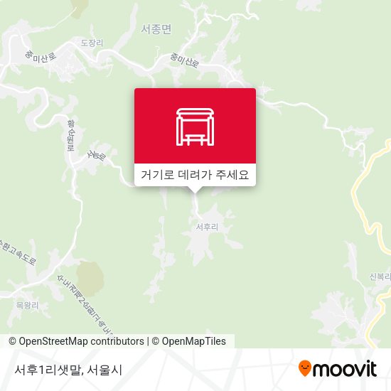 서후1리샛말 지도