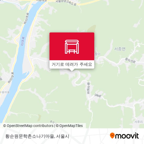 황순원문학촌소나기마을 지도
