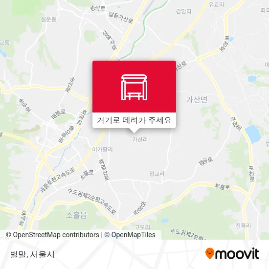 벌말 지도