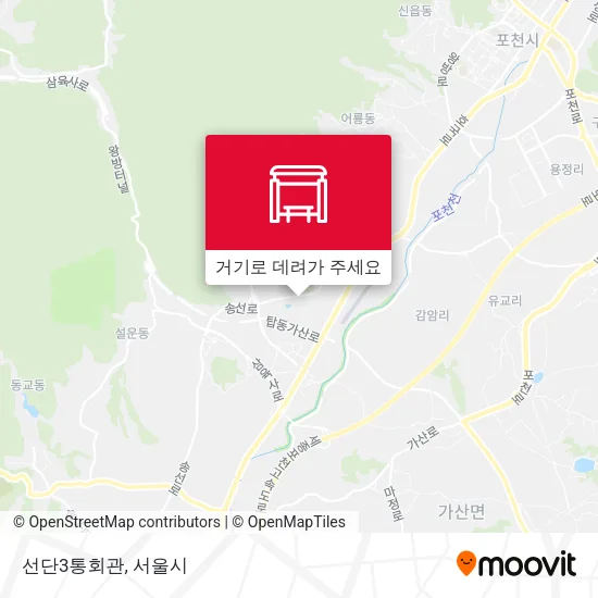 선단3통회관 지도
