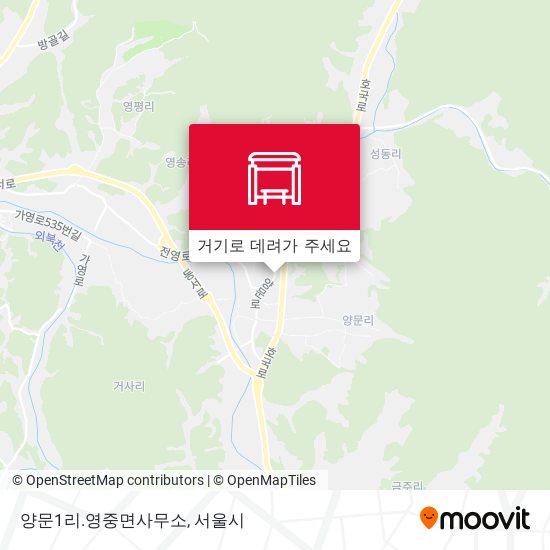 양문1리.영중면사무소 지도