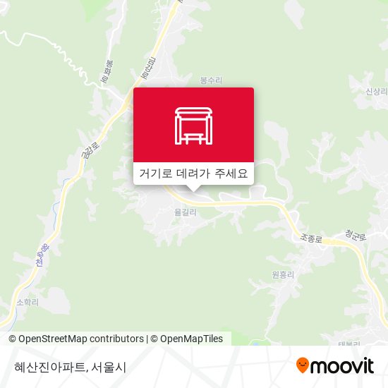 혜산진아파트 지도