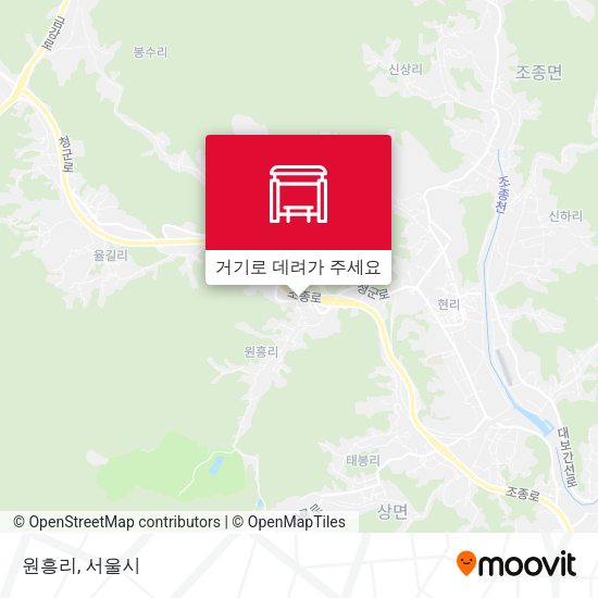 원흥리 지도