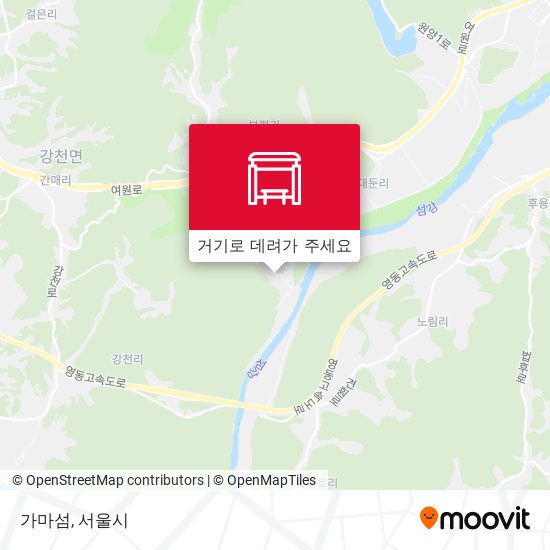 가마섬 지도