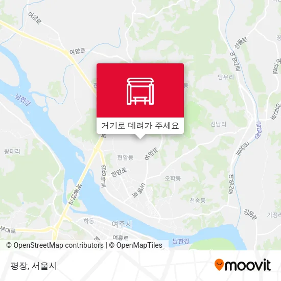 평장 지도