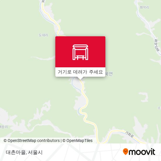 대촌마을 지도