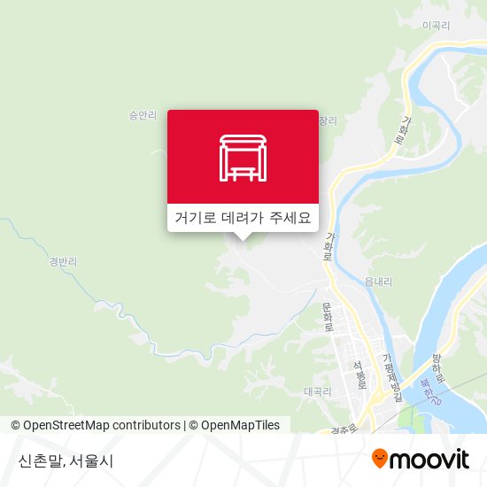 신촌말 지도