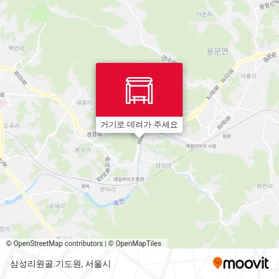 삼성리원골.기도원 지도