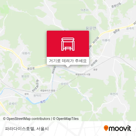 파라다이스호텔 지도