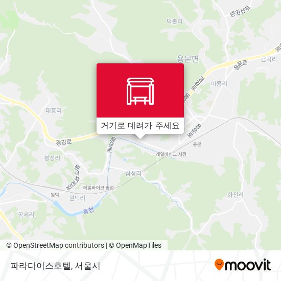 파라다이스호텔 지도