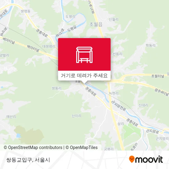 쌍동교입구 지도