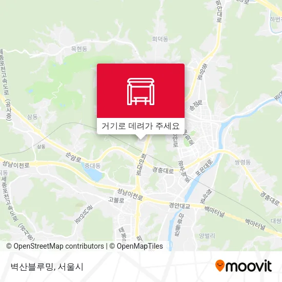 벽산블루밍 지도