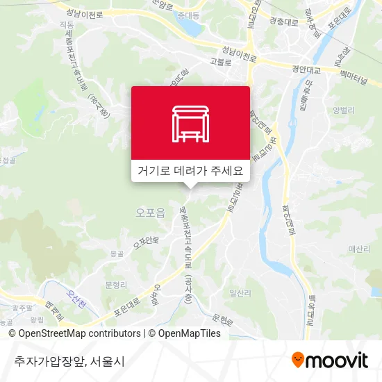 추자가압장앞 지도