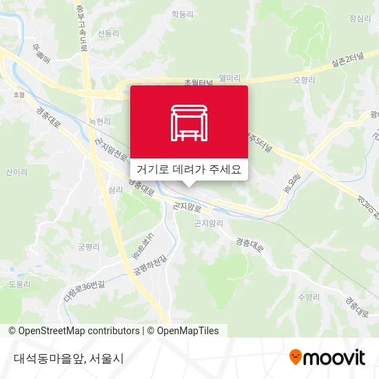 대석동마을앞 지도