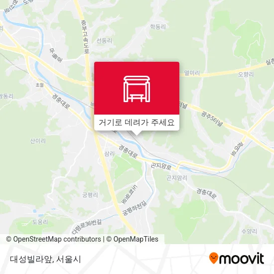 대성빌라앞 지도