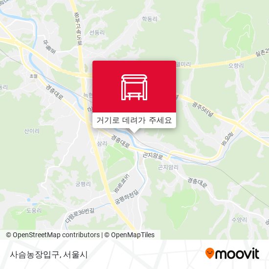 사슴농장입구 지도