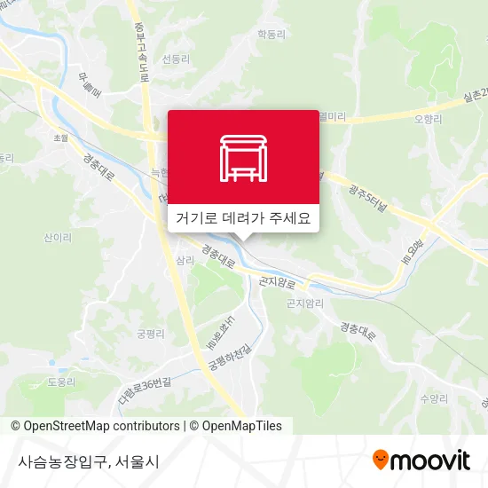 사슴농장입구 지도