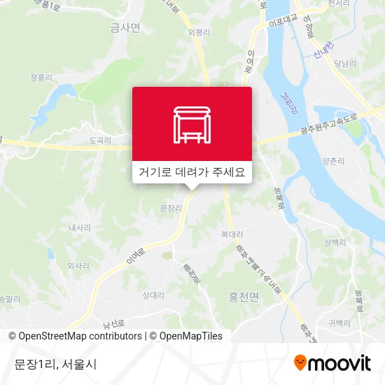 문장1리 지도