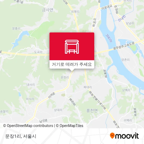 문장1리 지도