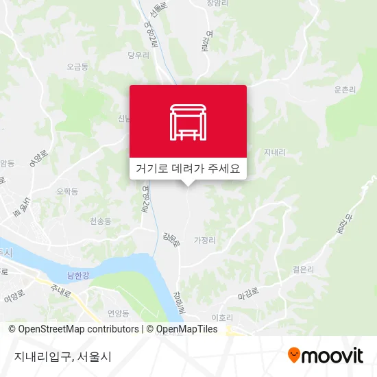 지내리입구 지도
