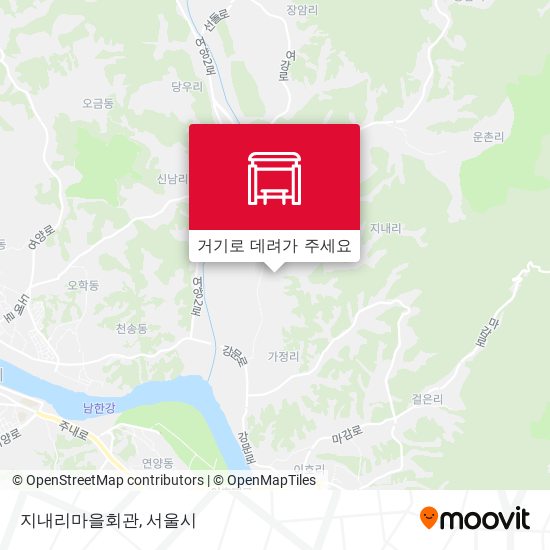 지내리마을회관 지도
