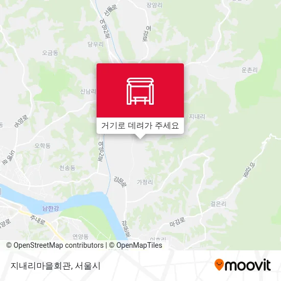 지내리마을회관 지도