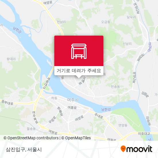삼진입구 지도