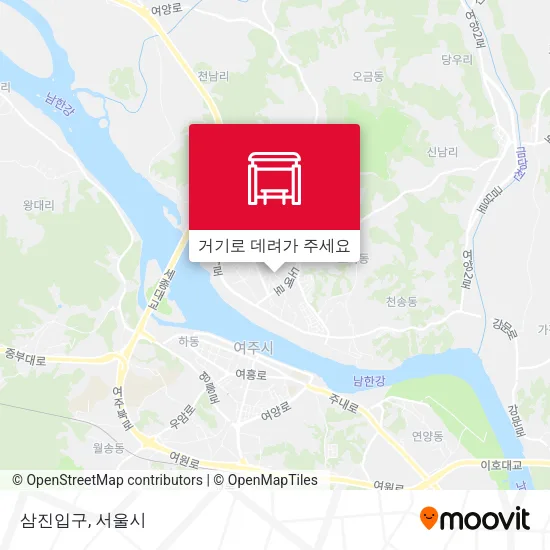 삼진입구 지도