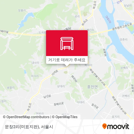 문장2리(미표지판) 지도