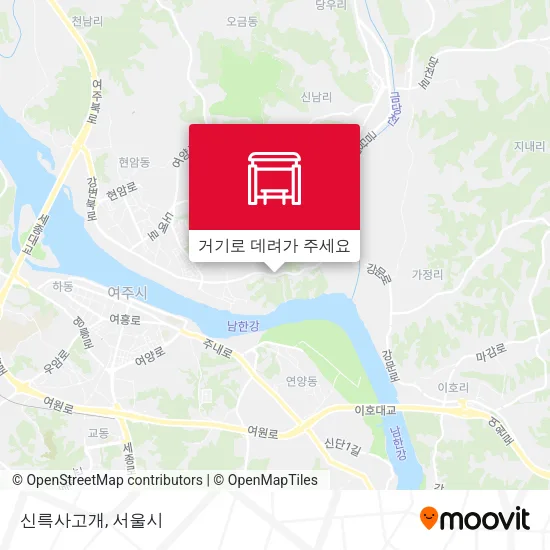 신륵사고개 지도