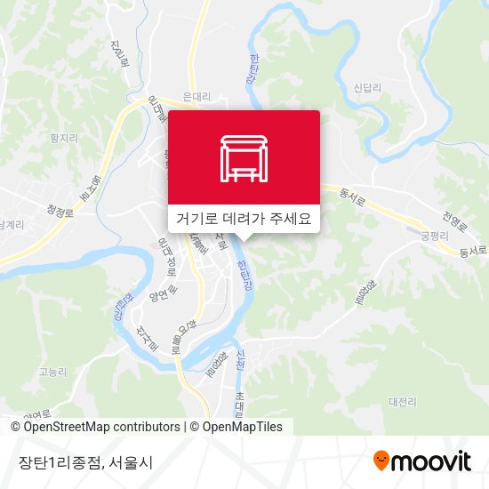 장탄1리종점 지도