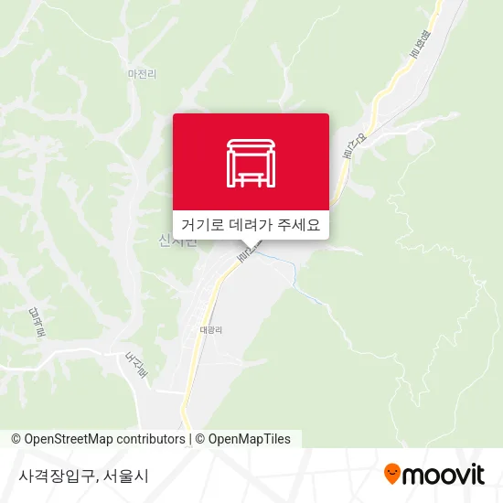 사격장입구 지도