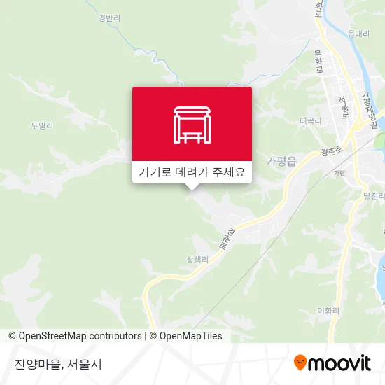 진양마을 지도