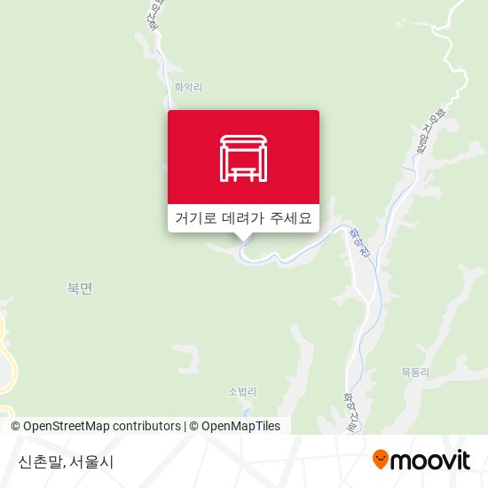 신촌말 지도