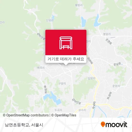 남면초등학교 지도
