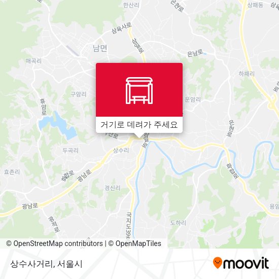 상수사거리 지도