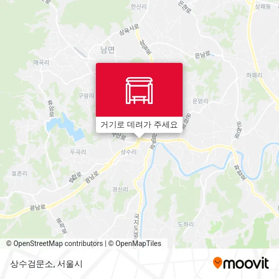 상수검문소 지도