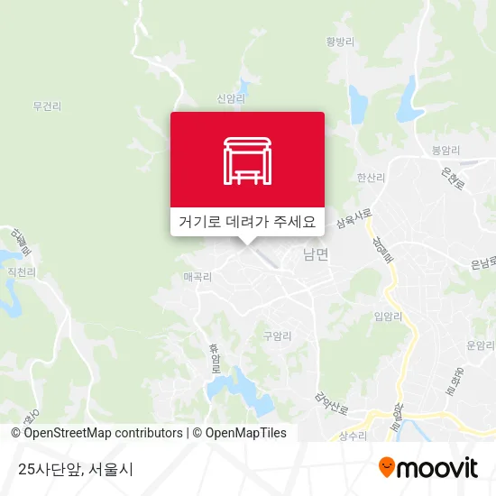 25사단앞 지도