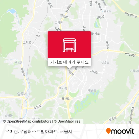 우미린.우남퍼스트빌아파트 지도
