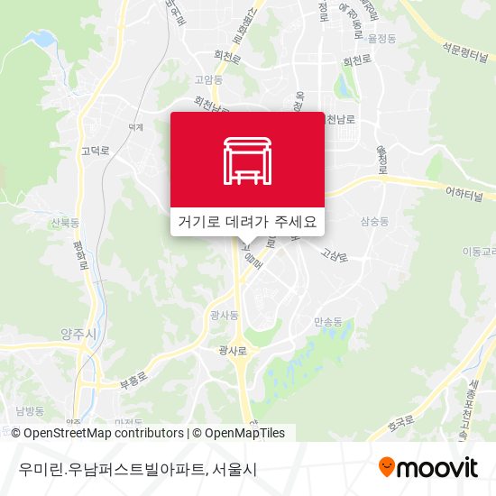 우미린.우남퍼스트빌아파트 지도