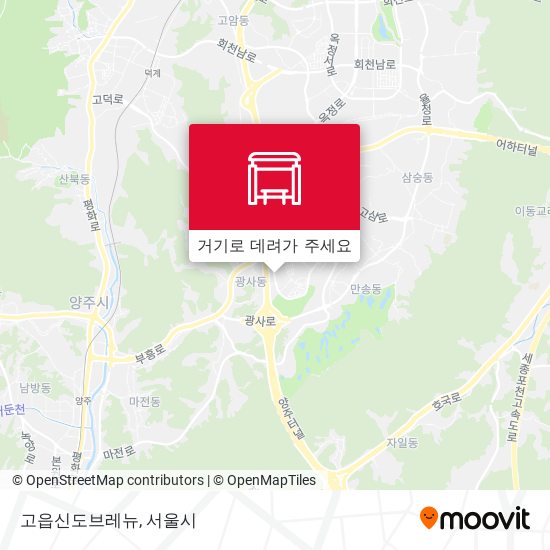 고읍신도브레뉴 지도