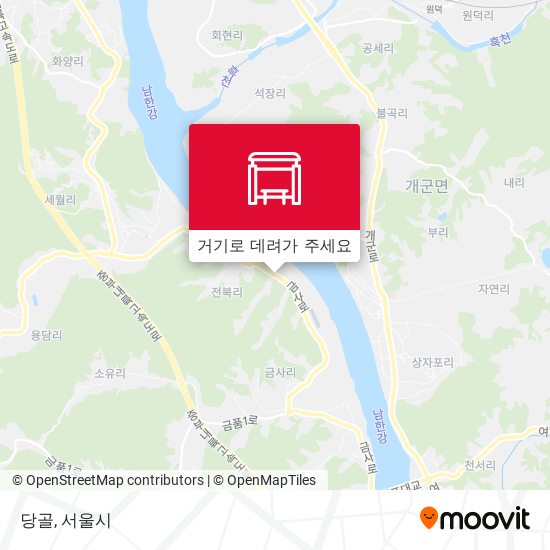 당골 지도