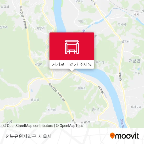 전북유원지입구 지도