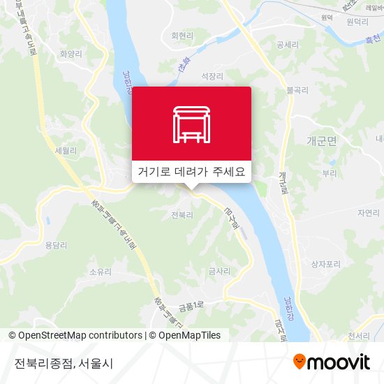 전북리종점 지도