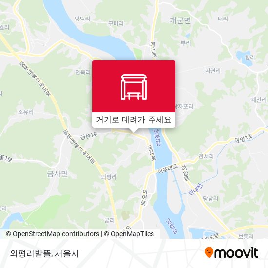 외평리밭뜰 지도