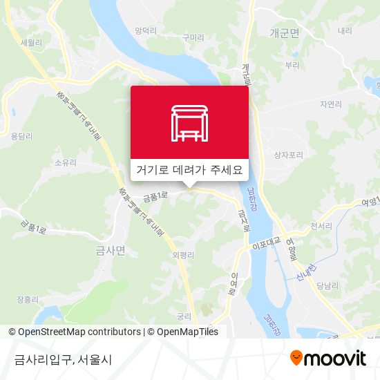 금사리입구 지도